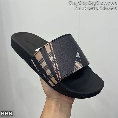 dép quai ngang burberry|Dép Burberry nam quai ngang cao cấp BUR607.